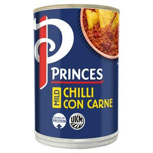 Princes chilli con Carne mild ready meal 392g, imported from the UK