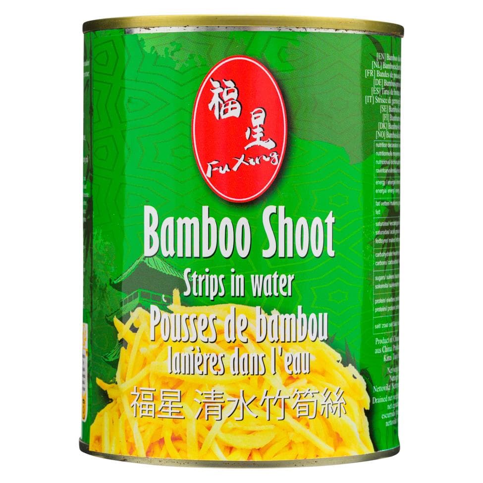 Fu Xing Bamboo Shoot Strips in Water 福星 清水竹筍絲