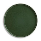 Habitat Green Dinner Plate Raw Edge 26.4cm, imported from the UK