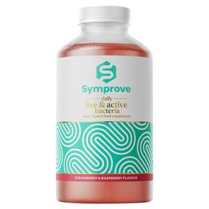 Symprove probiotic supplement strawberry raspberry 500ml (British brand)