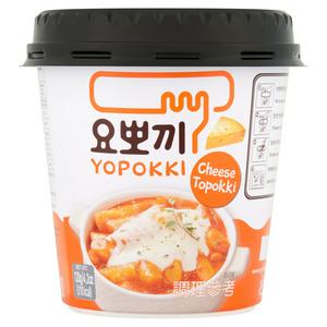 Yopokki cheese topokki instant rice cake 120g, UK version
