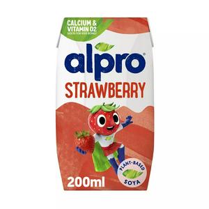Alpro Kids Soya Strawberry Drink 200ml - British product