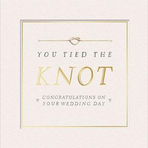 Sainsbury's Wedding Greeting Card You Tied the Knot 15.9cm (British brand)