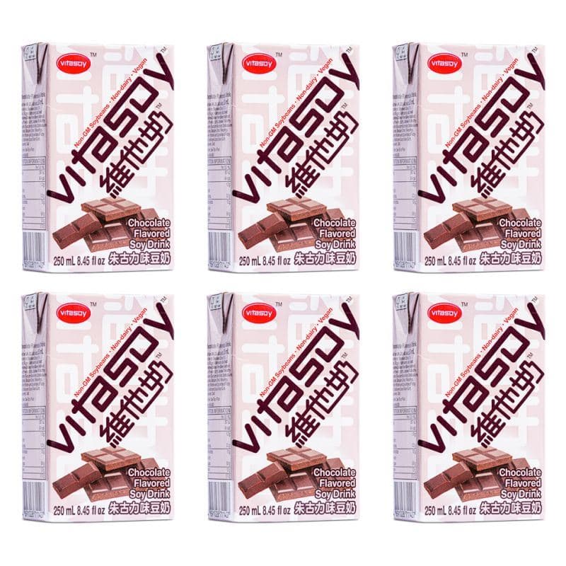 Vitasoy Chocolate Flavoured Soy Drink (6pk) 維他奶 朱古力味豆奶 (6包裝)