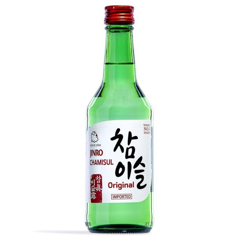 Jinro Chamisul Original Soju (Low Sugar) 참이슬 (ABV 20.1%)