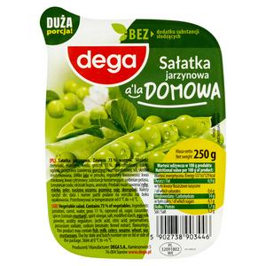 Salade de légumes Dega, mélange de légumes 280 g - Produit britannique