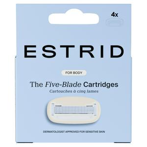 Estrid five blade cartridges x4 - British product