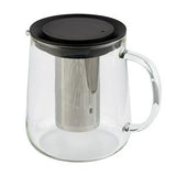 Habitat Glass Teapot with Infuser and Black Lid 1000ml, UK version