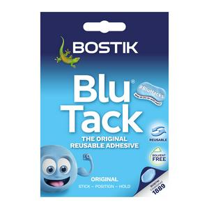 Bostik Blu Tack reusable adhesive putty 57.5g - British product