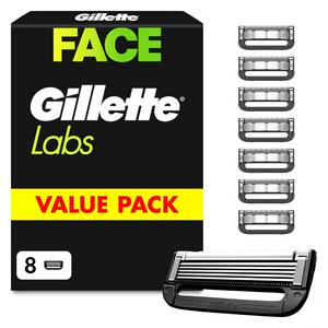 Gillette Labs razor blade refills x8, UK version