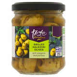 Sainsburys Green Halkidiki Olives Grilled 190g (British brand)