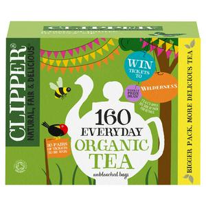 Clipper Organic Everyday Tea Bags 160 count 464g - British product