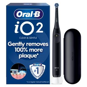 Oral-B iO2 Night Black Electric Toothbrush, imported from the UK