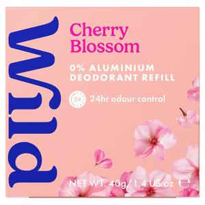 Wild natural deodorant refill Cherry Blossom 40g (British brand)