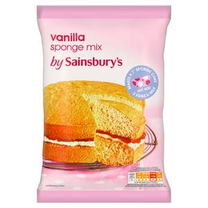 Sainsbury's Vanille-Biskuitmischung, 400g-Beutel (britische Marke)
