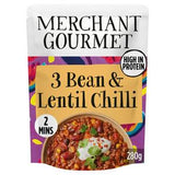 Merchant Gourmet bean and lentil chilli 280g, imported from the UK