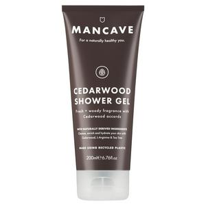 ManCave Cedarwood Shower Gel 200ml, imported from the UK