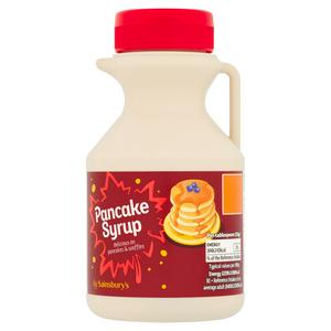 Sainsbury's maple flavoured pancake syrup 330g (British brand)