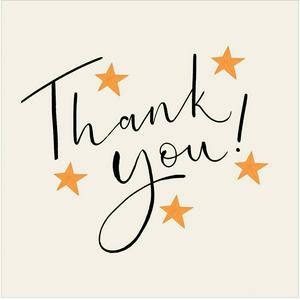 Sainsbury's Thank You Greeting Card 15.9cm (British brand)