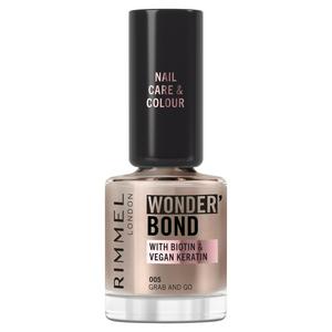 Rimmel Wonder Bond Nail Polish Nude 12ml imported from the UK