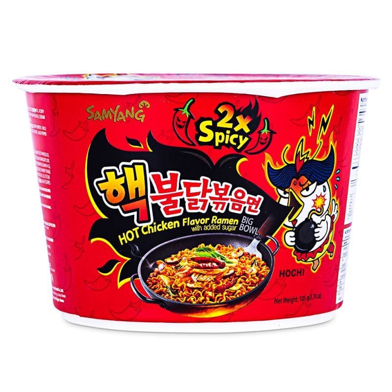 Samyang Buldak Hot Chicken Flavour Ramen Big Bowl (2x Spicy)