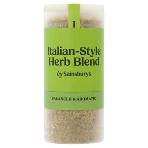 Sainsbury's Italian Style Herb Blend 38g jar (British brand)