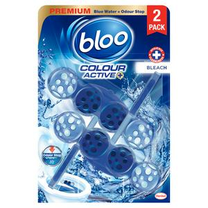 Bloo Colour Active+ Bleach Rim Blocks 2 x 50g - British product