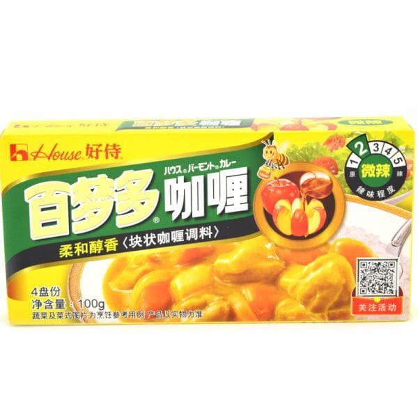 House Foods Curry Block (Mild) 好侍 百夢多咖喱 (微辣味)