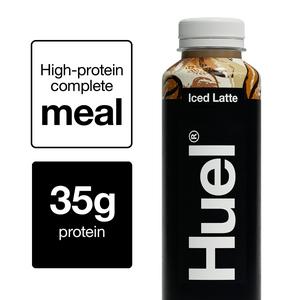 Huel Black Edition Iced Latte 500ml plant-based meal replacement, UK version