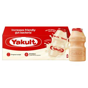 Yakult Original probiotic drink 8x65ml (British brand)