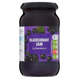 Sainsbury's blackcurrant jam spread 454g jar (British brand)