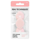 Real Techniques Mini Miracle Powder Puff Trio x3, imported from the UK