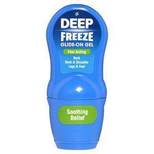 Deep Freeze glide on gel 50g plastic bottle - British product