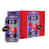 Hip Pop Berries and Cherries Fizzy Drink 4 x 330ml, UK version
