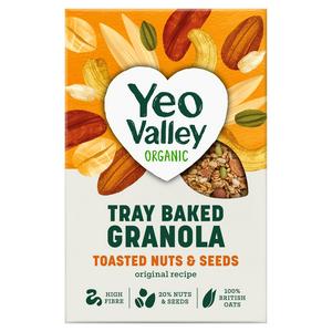 Yeo Valley Organic Granola Toasted Nuts & Seeds 360g (British brand)
