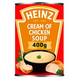 Heinz Low Fat Cream of Chicken Soup 400g, UK version