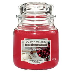 Yankee Candle Cherry Vanilla Medium Jar Candle (British brand)