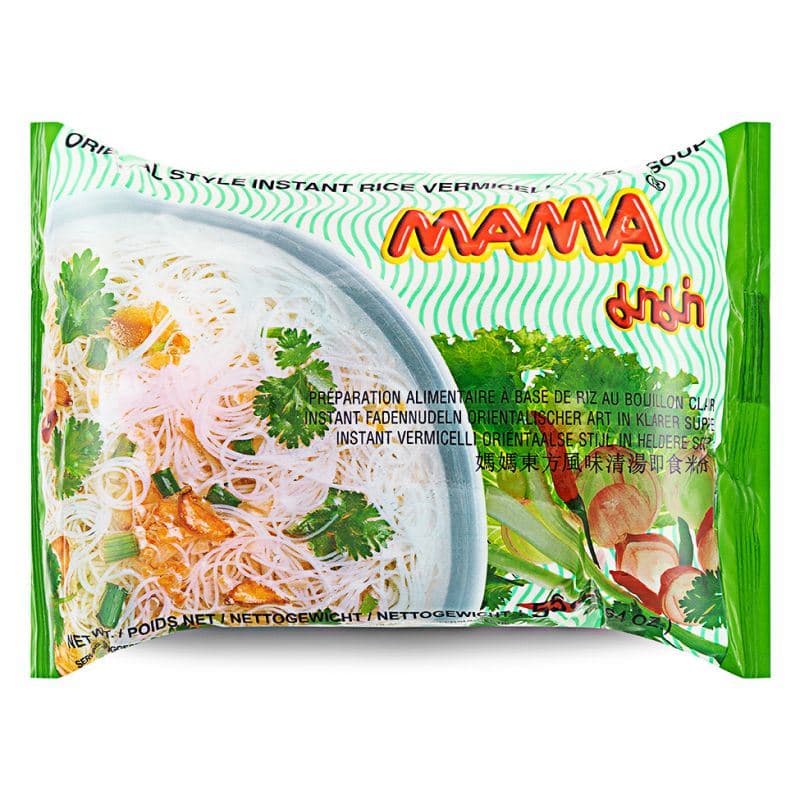 Mama Oriental Style Instant Rice Vermicelli Clear Soup 媽媽 東方風味清湯即食米粉