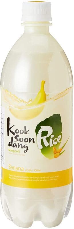 Kooksoondang Banana Rice Makgeolli Sparling Rice Wine (ABV 4%)