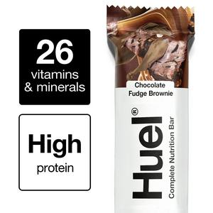 Sainsburys Huel Chocolate Fudge Brownie Nutrition Bar 55g- Buy online at McGrocer