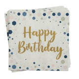 Habitat Happy Birthday Confetti Napkins Pack of 10, UK version