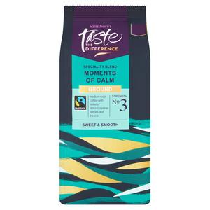 Sainsbury's Moments of Calm Ground Coffee 227g