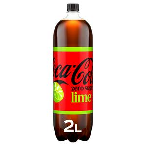 Coca-Cola Zero Sugar Lime Cola 2L - British product