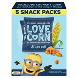 Love Corn sea salt crunch corn snacks 100g pack, UK version