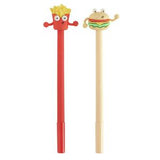 Sainsbury's Home Fast Food Pen Black Novelty Stationery (British brand)