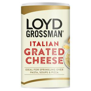 Sainsburys Loyd Grossman Italian Grated Cheese Dried Hard Cheese 80g- Buy online at McGrocer