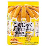 Pei Tien Konjac Brown Rice Roll (Egg Yolk Flavour) 北田 蒟蒻糙米捲 (蛋黃口味)