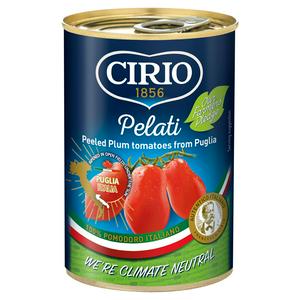 Cirio Plum skrelte tomater hermetiske 400g