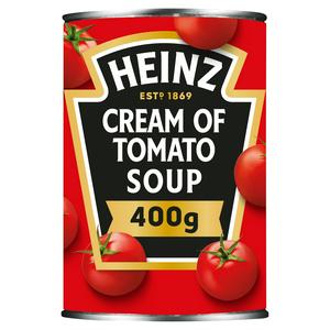 Sainsburys Heinz Cream of Tomato Soup British Soup 400g- Buy online at McGrocer