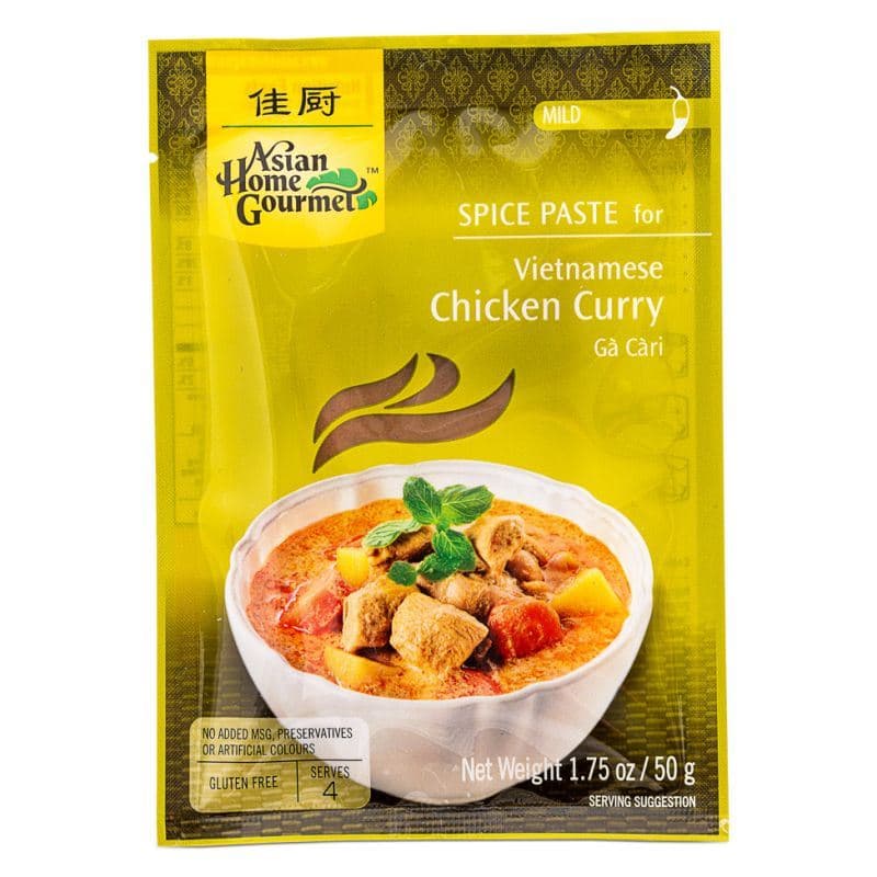 Asian Home Gourmet Spice Paste For Vietnamese Chicken Curry Ga Cari (Mild)